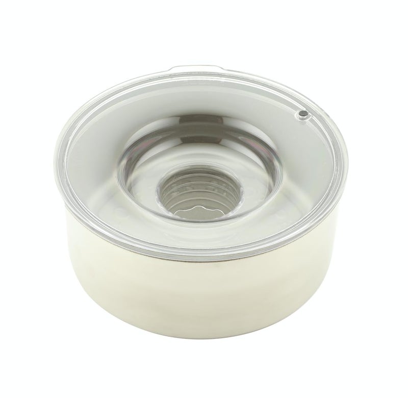 Slopper Stopper Dripless Water Bowls - Stainless Steel Bowl Unit - for Large Breed Dogs 51-85 Lbs, 9.84â€ Dia, 1 Gallon Capacity - Image 1